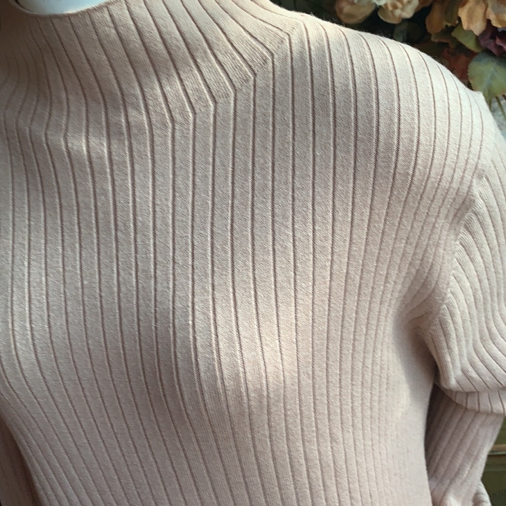 Loft Plus Striped Ribbed Sweater - Picture 3 of 8